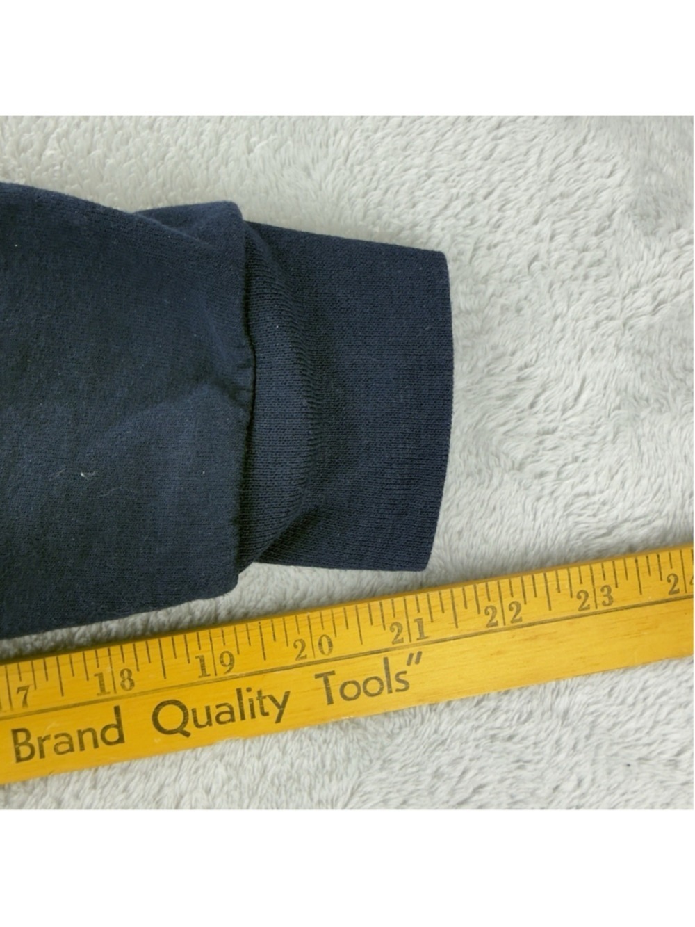 Vintage Nike Men's Sz Medium Reworked Purple/Blue Retro Fleece Crewneck Sweater - Picture 8 of 9